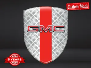 GMC Autocollants Bombés Qualité Pro Personnalisables